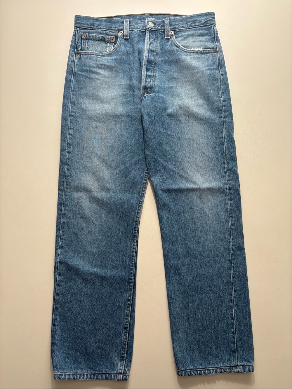 2002 made in USA vintage faded Levi’s type 501 jeans